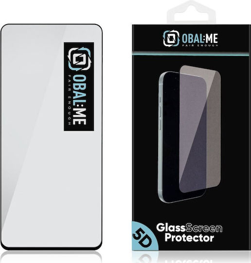 Obal:Me 5D Закалено стъкло Черен (Motorola G05, Motorola E15)