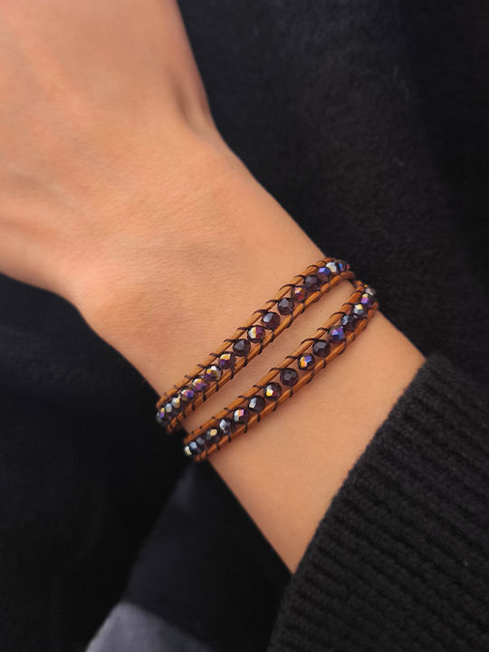 Theodora's Jewellery Women's Leather Bracelet