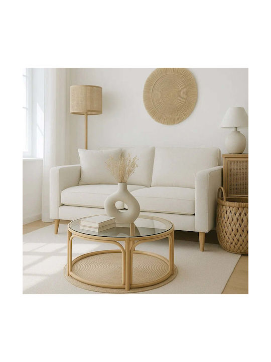 Phos & Gaia Decorative Ceramic Vase Luma Beige