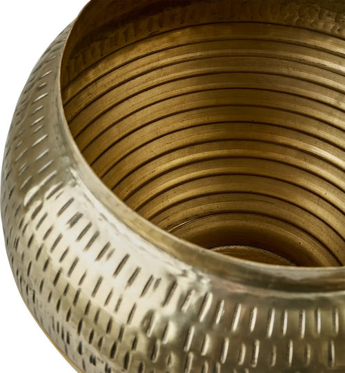 Phos & Gaia Dekorative Metallische Vase Eldorado Gold