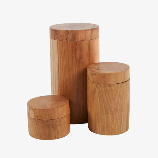 Phos & Gaia Декоративна Ваза Дървена Teak Root Кафява
