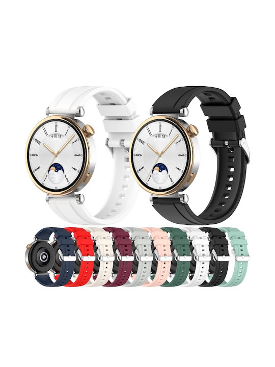 Huawei Watch GT4 41mm Official Steps Стил Сребриста Ключалка Силиконова Каишка Midnight