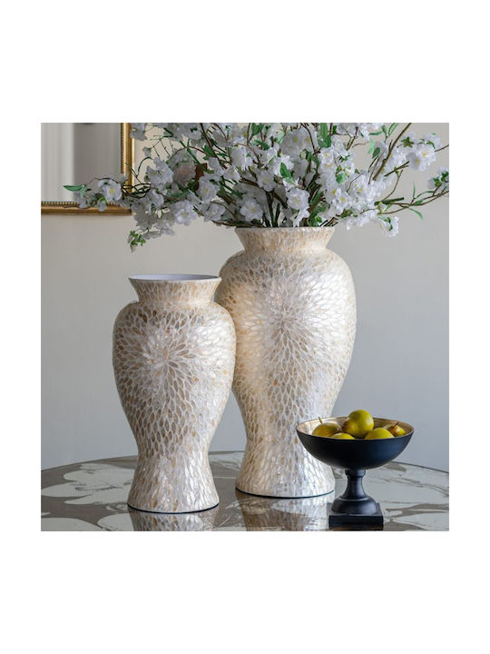Artekko Dekorative Bambusvase Ecru 28x28xH50cm