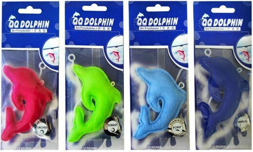Autoline Car Air Freshener Pendant QQ Dolphin Vanilla 5ml 9990000018710