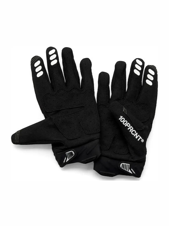 100% Airmatic Καλοκαιρινά Ανδρικά Γάντια Μotocross Black Mesh