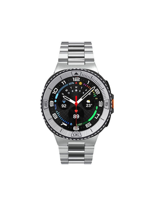 Spigen Tune Schutz-Bezel in Silber Farbe für Samsung Galaxy Watch 8 Classic 46mm