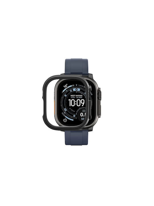 AmazingThing Plastic Case in Black color for Apple Watch Ultra 3 49mm