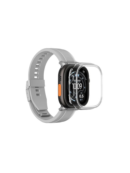 AmazingThing Πλαστική Θήκη σε Διάφανο χρώμα για Apple Watch Ultra 3 49mm