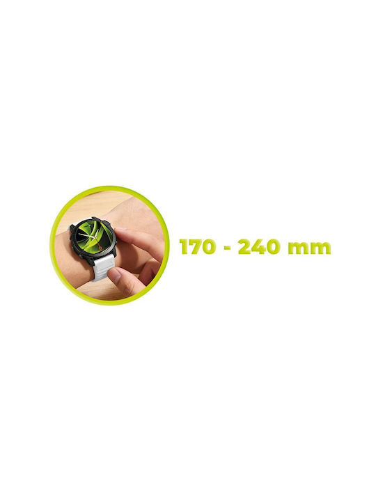 Mobile Origin Easy Strap Silicone Watch 20mm White Mo-ess-20-wht