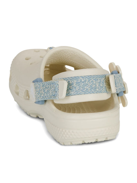 Kids Anatomic Beach Clogs White