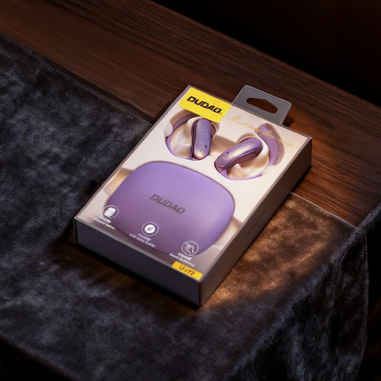 Dudao U17Z In-ear Bluetooth Handsfree Headphones with Charging Case Purple