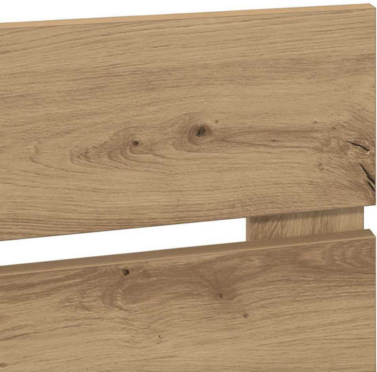 vidaXL Wooden Brown Bed Headboard 78x100cm