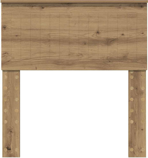 vidaXL Wooden Brown Bed Headboard 83x90cm