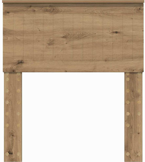 vidaXL Wooden Bed Headboard Brown 78x90cm