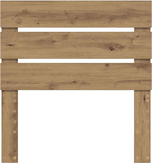 vidaXL Wooden Bed Headboard Brown 83x100cm