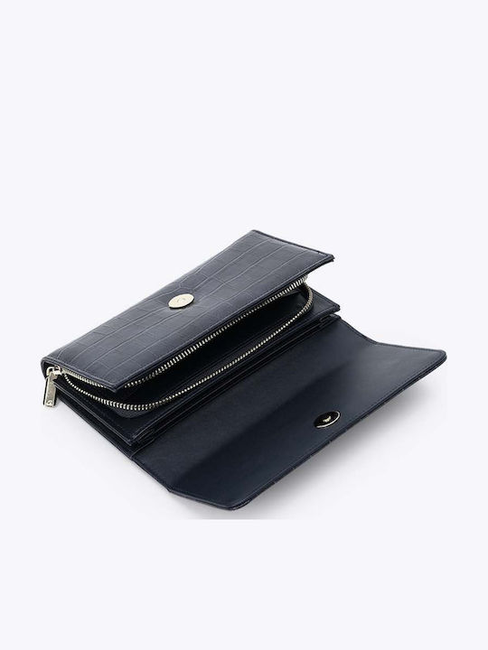 Große Damenbrieftasche Blau