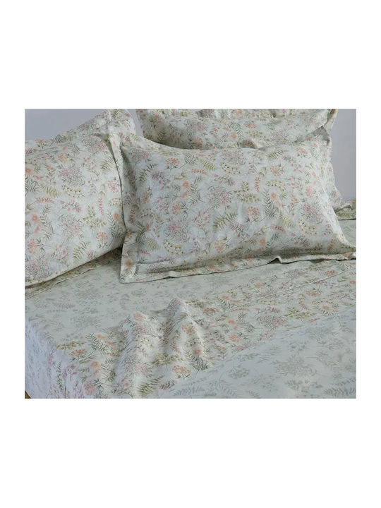 Nef-Nef Homeware Blessing Bettlaken Super-Doppel 240x270cm Grün (6 Stück)