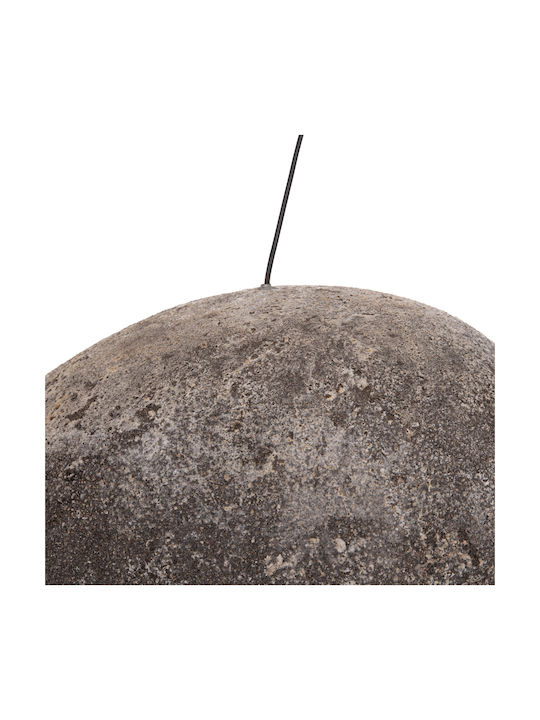 HomeMarkt Stoner Stoner Κρεμαστό Φωτιστικό Γκρι με Ντουί E27 55x45εκ.