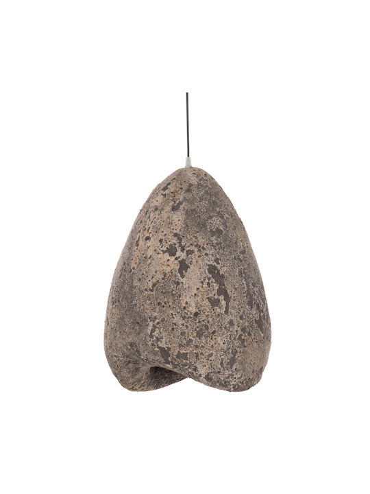 HomeMarkt Stoner Grey Ceiling Light with E27 Socket 37x30cm