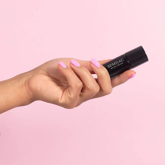 Semilac Ημιμόνιμο Βερνίκι Νυχιών Pink Blush 7ml