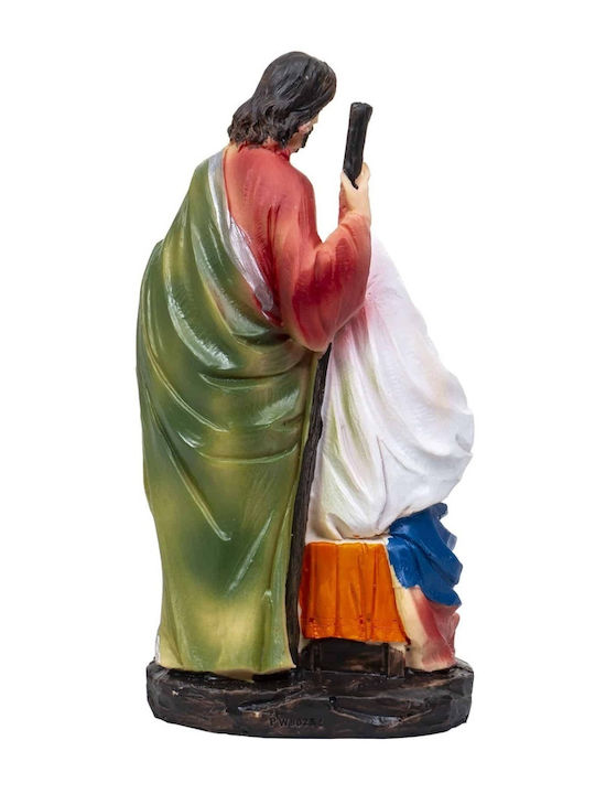 Decorative Resin Statuette Holy Family Height 20cm Zts 8046