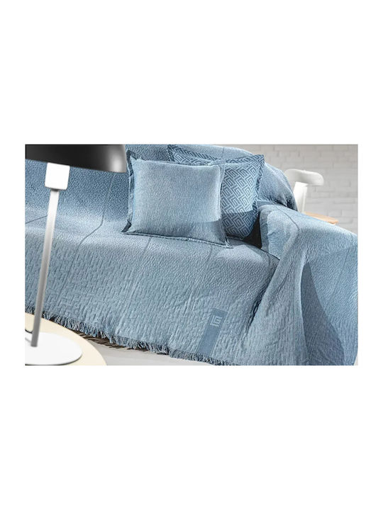 Guy Laroche Soho Ριχτάρι Πολυθρόνας Chenille 180x150εκ. Denim