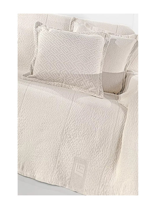 Guy Laroche Soho Sesselüberwurf Chenille 180x150cm Ecru