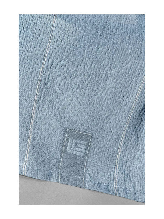 Guy Laroche Soho Ριχτάρι Πολυθρόνας Chenille 180x150εκ. Denim