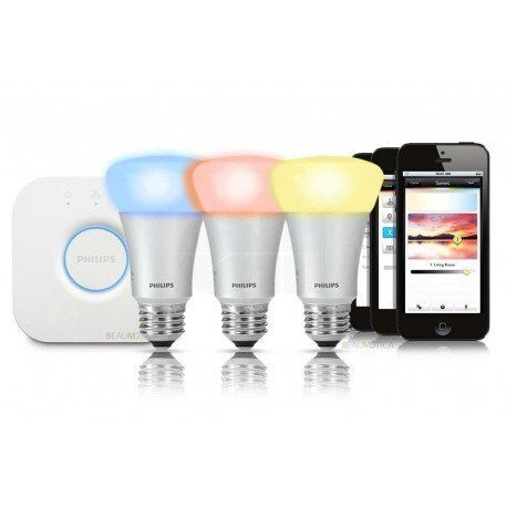 Philips Умна Крушка Hue White And Color Ambiance LED 10W за Цокъл E27 Студено Бяло