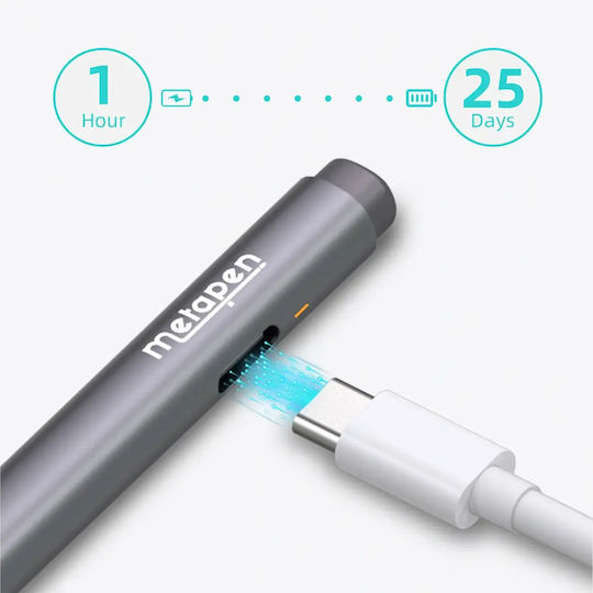 Metapen M2 Touch Pen in Gray Farbe