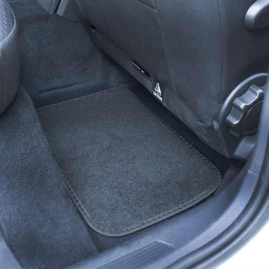 Einparts Vorderseite Auto Fußmatten 4 Stück Schwarz