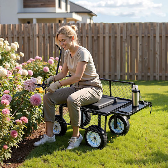 Plastic Garden Cart with Maximum Load Capacity 226kg