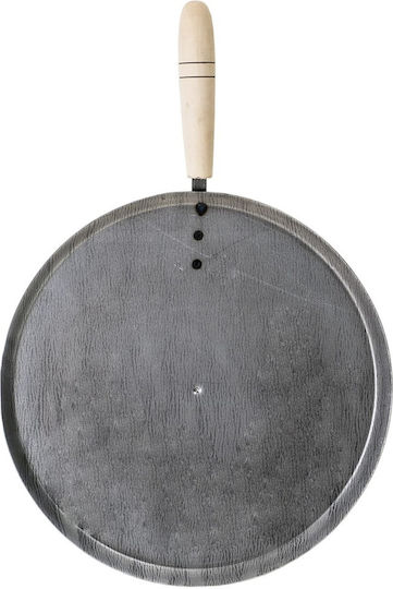 Runde Backblech Gemüse 30 Cm Durchmesser Hölzernes Griff 3890