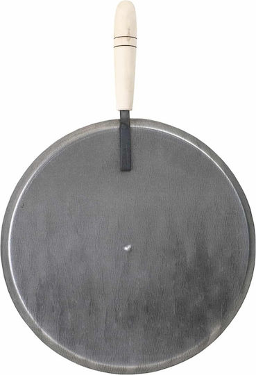 Runde Backblech Gemüse 30 Cm Durchmesser Hölzernes Griff 3890
