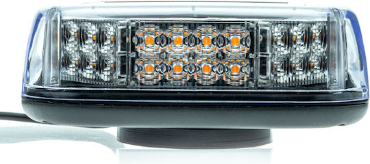 Einparts Notfall-Autolichter LED 12 / 24V Wasserdicht mit Orange Beleuchtung