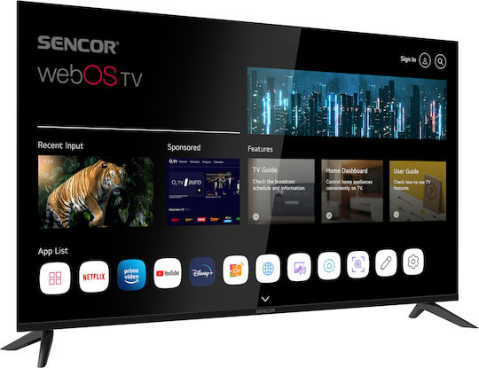 Sencor Smart Τηλεόραση 55" 4K UHD LED SLE 55US804B HDR (2025)