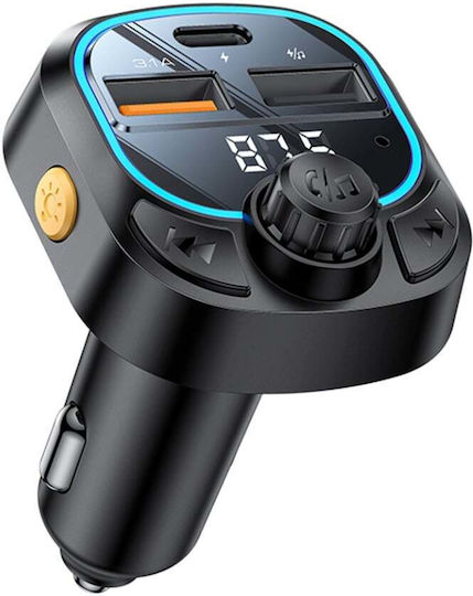 Yesido Car FM Transmitter with Bluetooth / USB