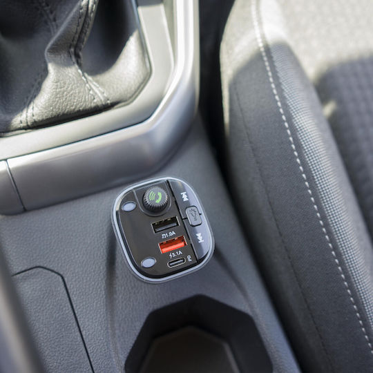 Einparts Auto FM-Transmitter mit Bluetooth USB