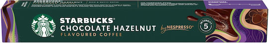 Starbucks Capsule Ciocolată Alune de Pădure Compatibile cu Mașină Nespresso 10buc