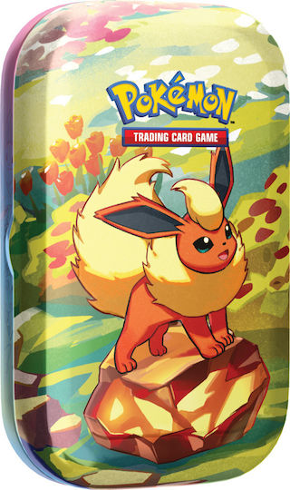 Pokemon Flareon Prismatic Evolutions Scarlet & Violet Tin (EN)