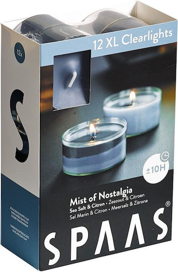Spaas Teelichter Aromatisch in Blau Farbe (bis zu 10 Stunden Dauer) 12 Stück Spaas Teelichter Aromatisch in Blau Farbe (bis zu 10 Stunden Dauer) 12 Stück