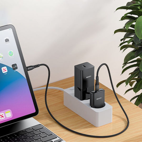 Yesido Incarcator Fara Cablu GaN cu Port USB-C 30W Power Delivery Negru