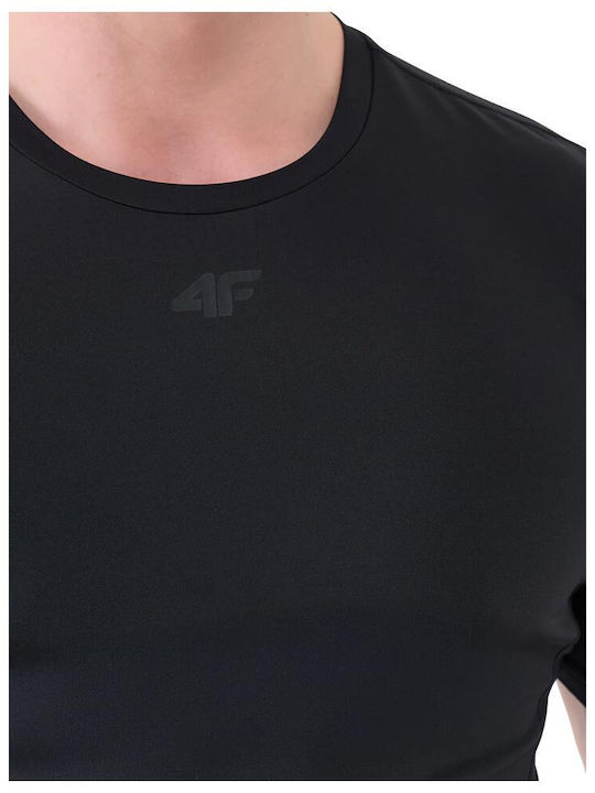 Αθλητικό T-shirt Μαυρο