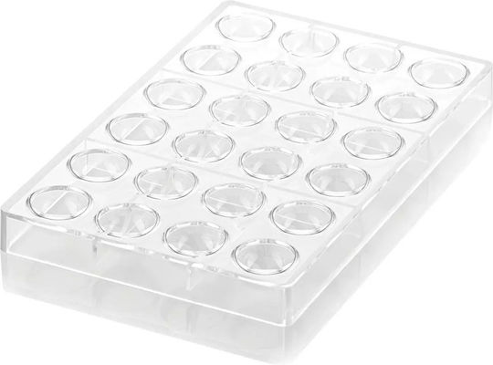Silikomart Bakeware Tin For Chocolates Made Of Silicone 24 Sockets 3.1x3.1x1.65cm