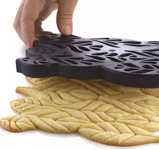 Κουπ Πατ Σιλικόνης Platinum Leaves 240x150x20mm Silikomart Voilà Cookie 53.151.20.0065 00035280