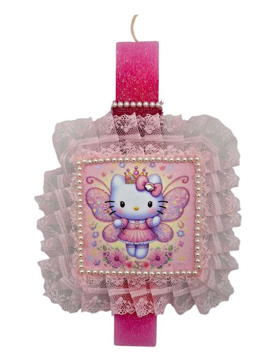 Λαμπάδα Χειροποίητη Πλακέ Αρωματική Hello Kitty Νεράιδα Καδράκι 25 Εκ Λαμπάδα Χειροποίητη Πλακέ Αρωματική Hello Kitty Νεράιδα Καδράκι 25 Εκ