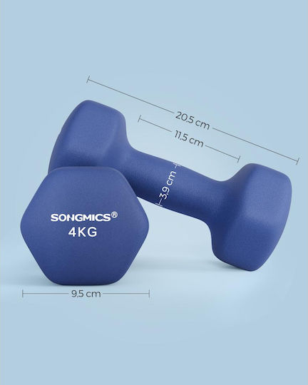 Songmics Halteră 1 x 4kg