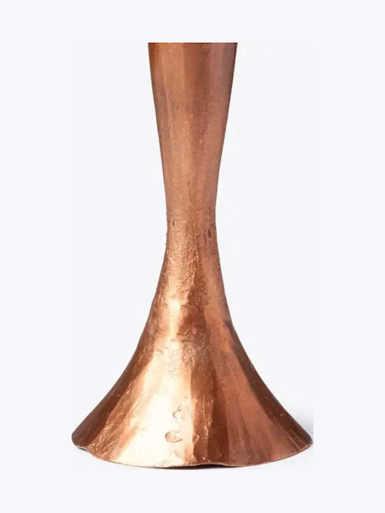Phos & Gaia Metal Candle Holder In Bronze Colour