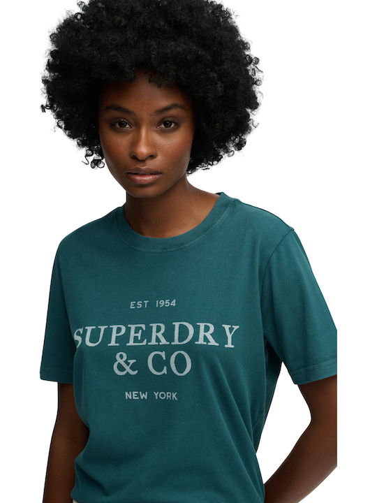 Women's Blouse Dark Pine Green