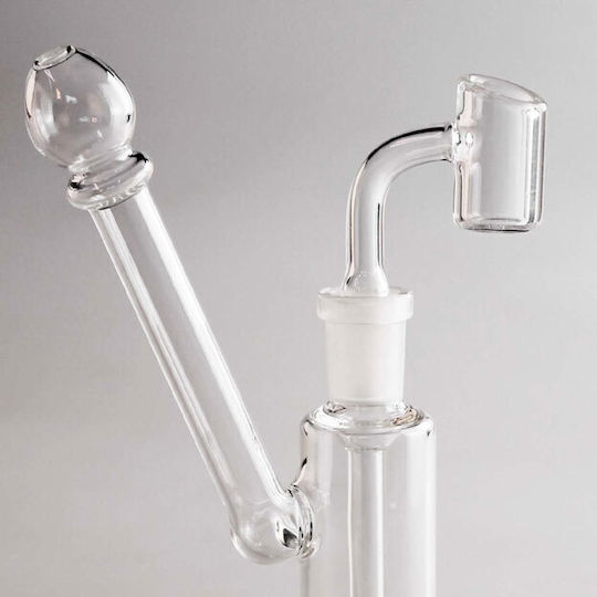 Black Leaf Bong 19cm Διάφανο